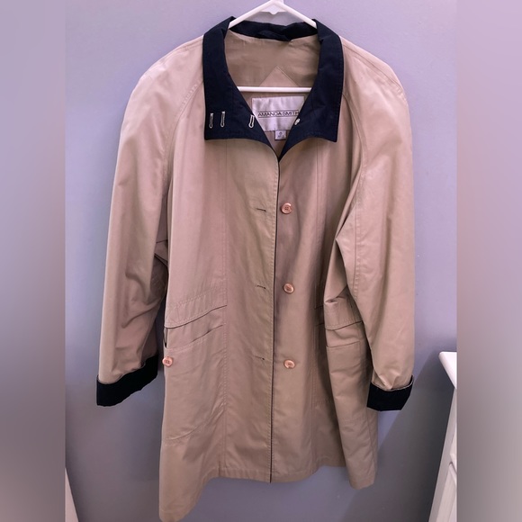 Vintage Amanda Scott Trench Coat - Picture 1 of 3